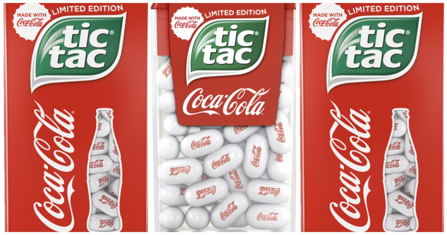 Coke and Tic Tac are collaborating to make cola-flavored mints