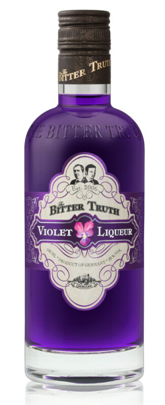 bottle of Violet Liquer