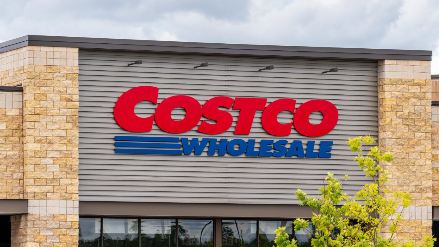 Storefront of Costco wholesale store