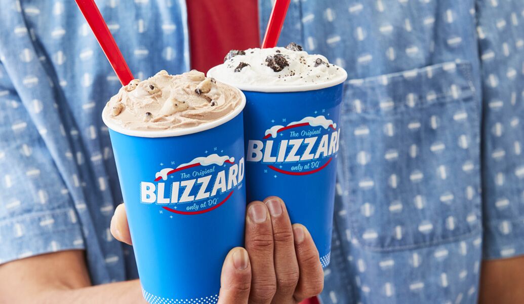 Candy Cane Chill Blizzard Is Back At Dairy Queen.