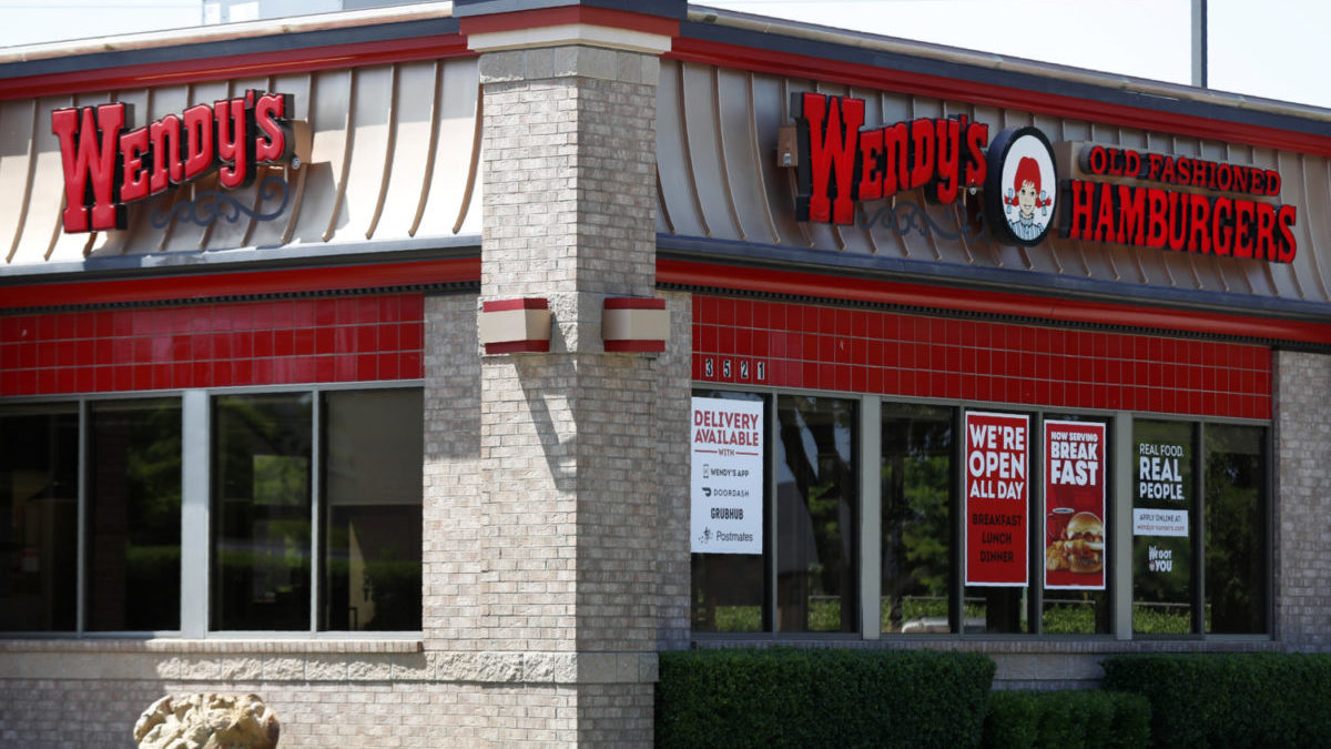 Wendy's restaurant in Richardson, Texas in 2020