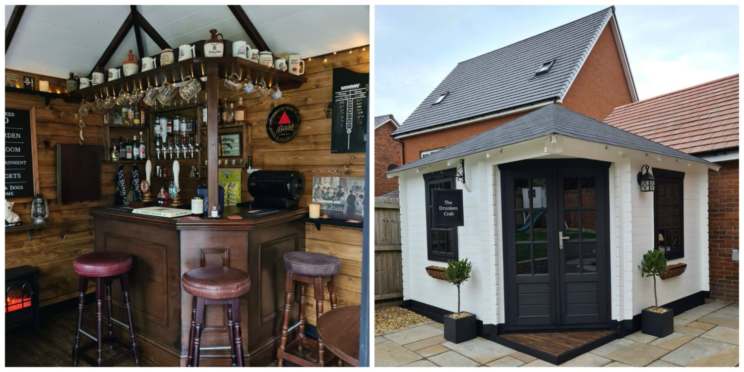 Couple Built A Tiny British Pub In Their Backyard   Simplemost