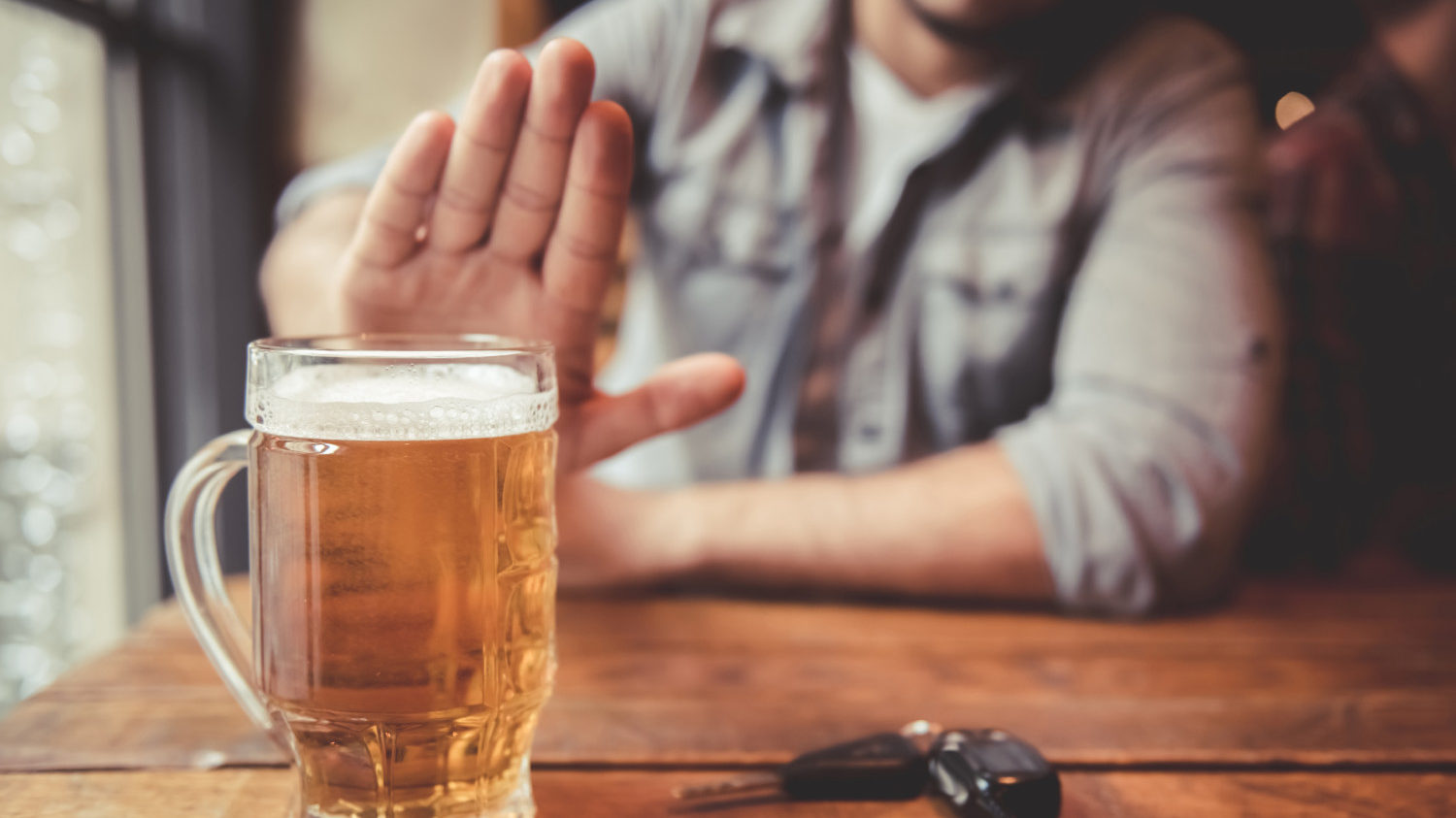 Man refuses beer at bar