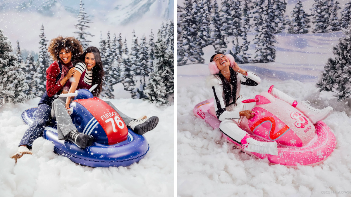 Barbie™ The Movie x FUNBOY Snowmobile Sled and FUNBOY Snowmobile Sled