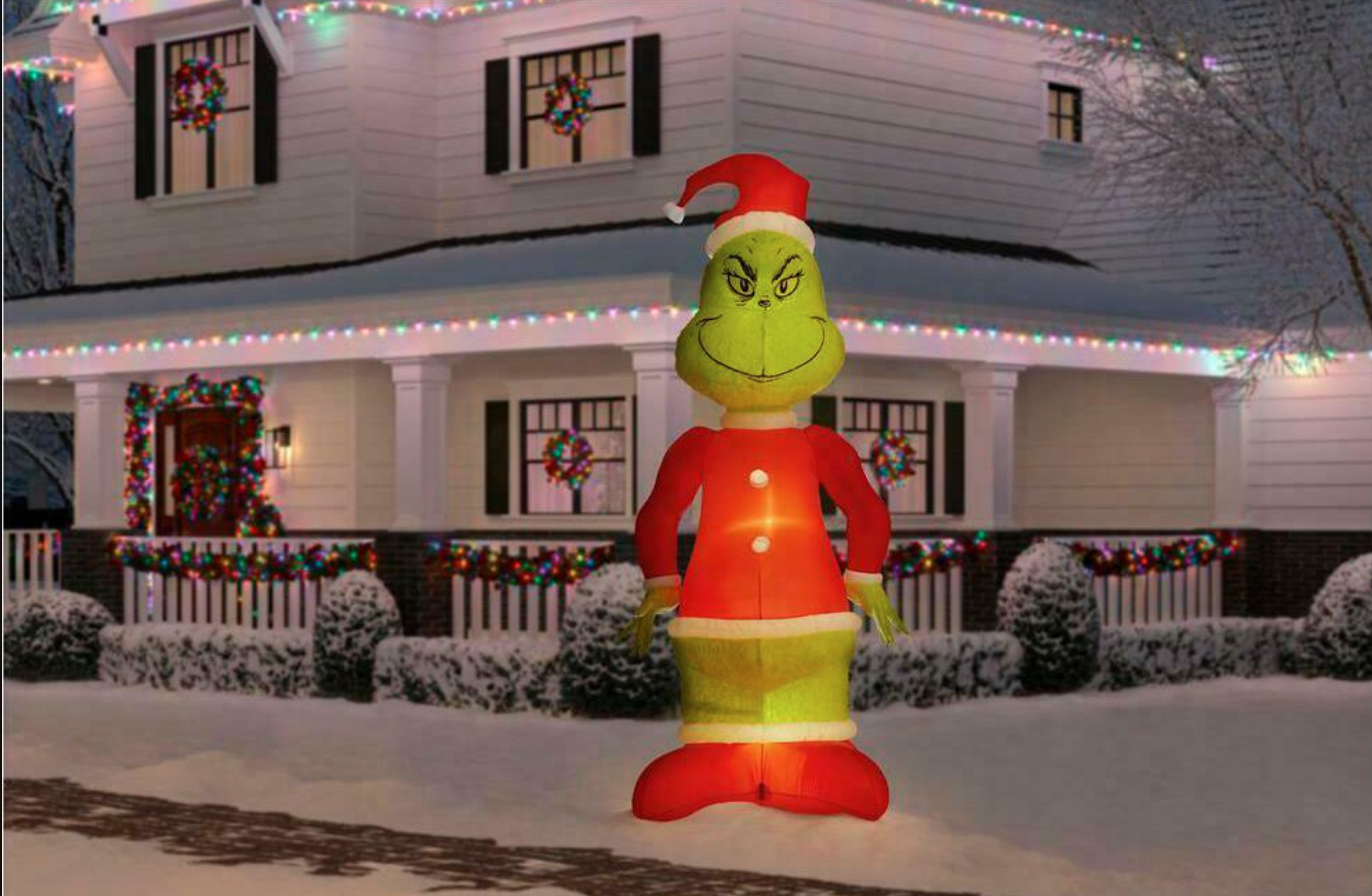 Home Depot Is Selling 10FootTall Inflatable Grinch Simplemost