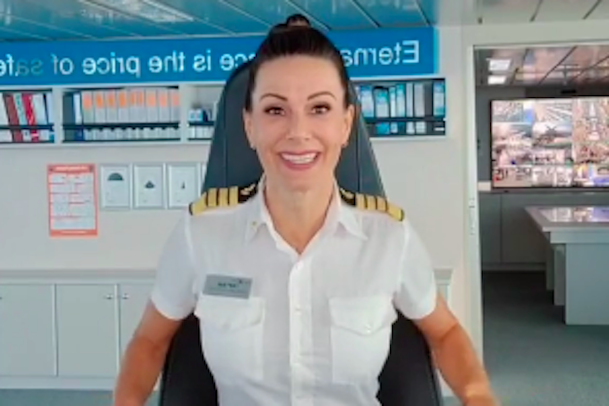 celebrity cruise line female captain