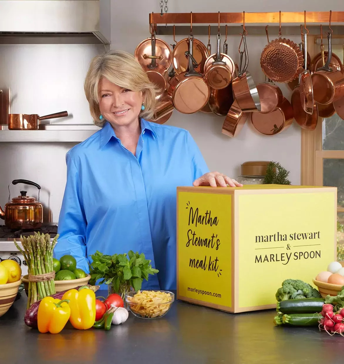 Martha Stewart and Marley Spoon meal kit