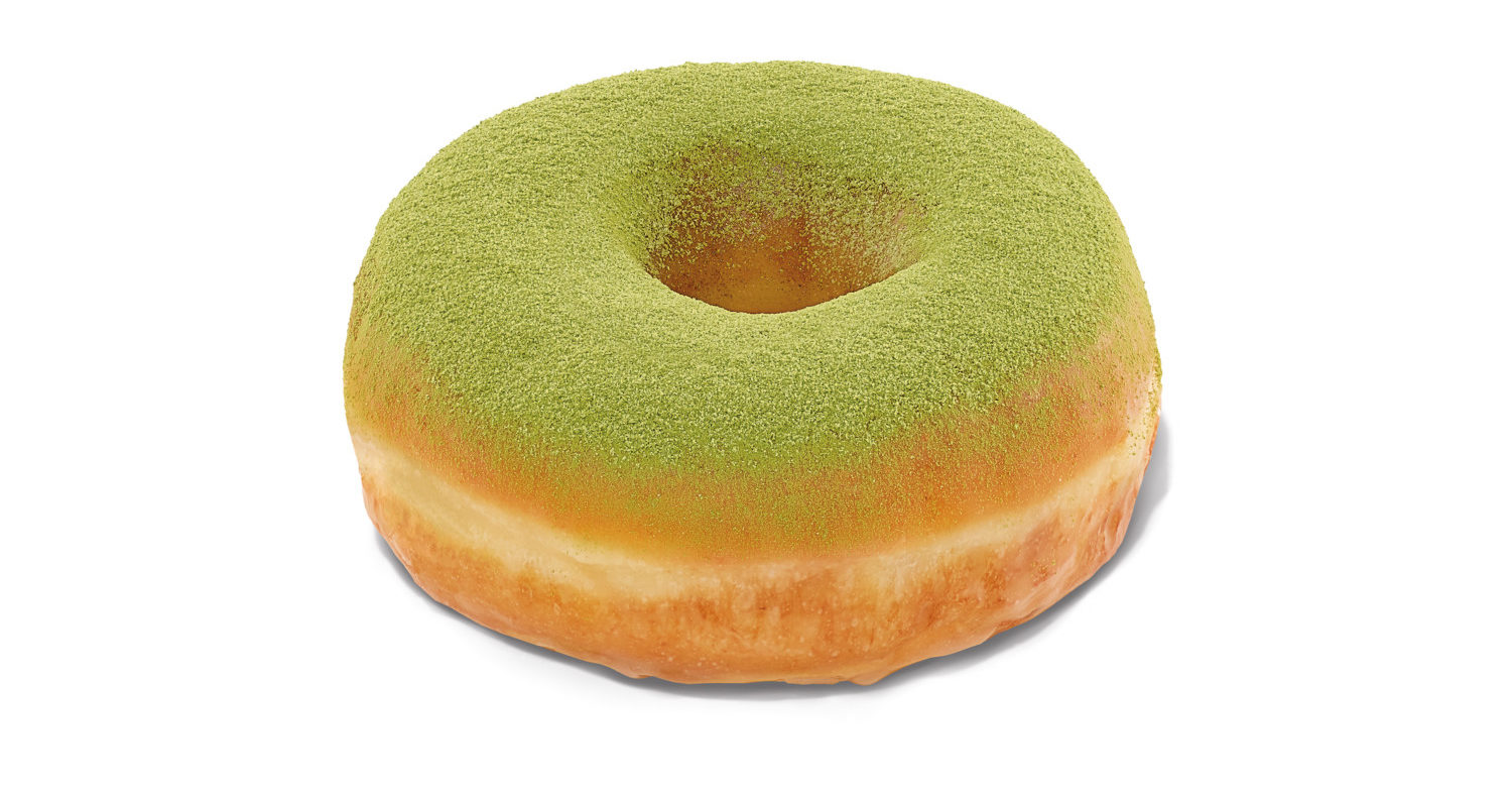 Dunkin' matcha topped donut