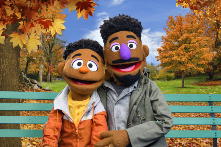 Wes and Elijah from Sesame Street