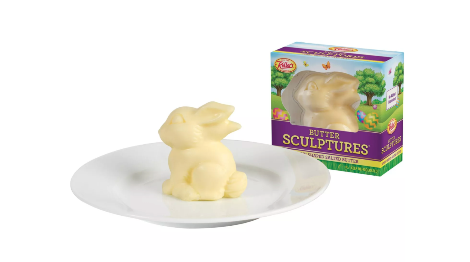 bunny butter sculpture from Target
