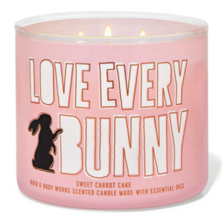 love every bunny candle bath & body works