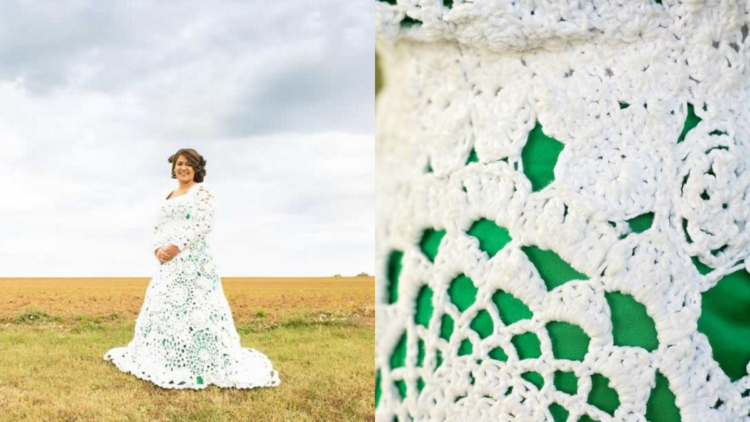 crochet wedding dress abbey bodley