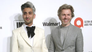 Queer Eye's Tan France and husband Rob France at Oscars part in 2020