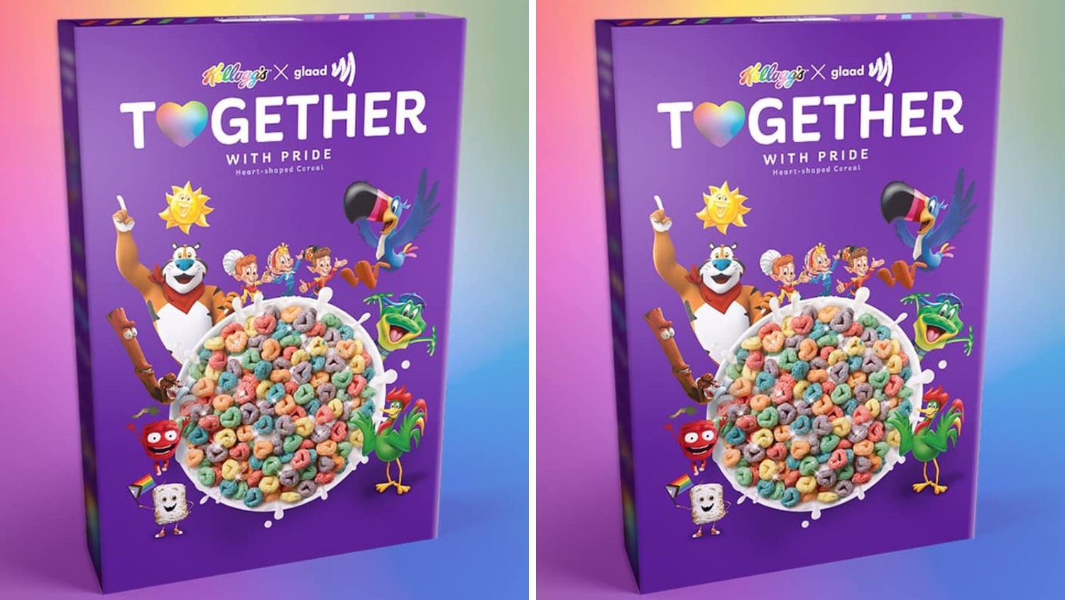 Kellogg's GLAAD Together with Pride cereal