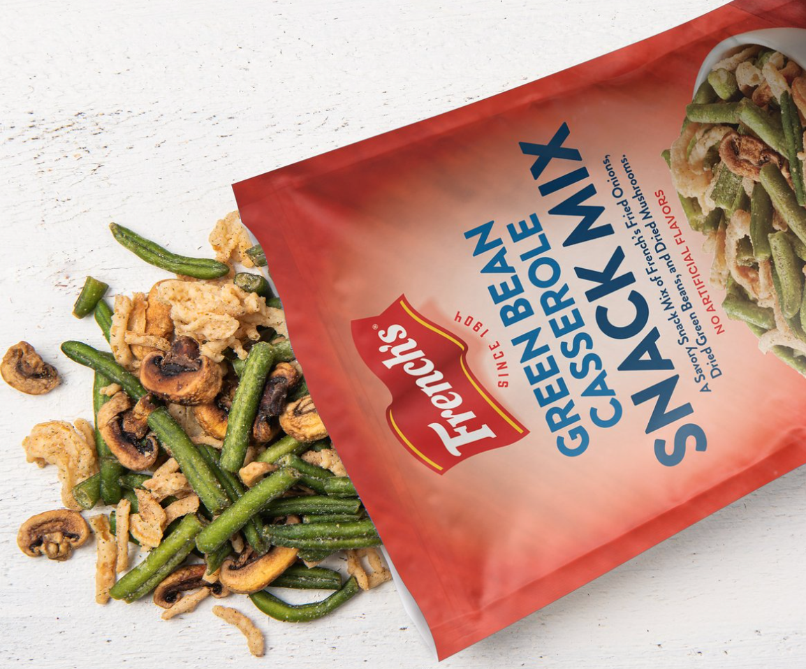 French's green bean casserole snack mix