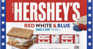Hershey's red white and blue candy bars