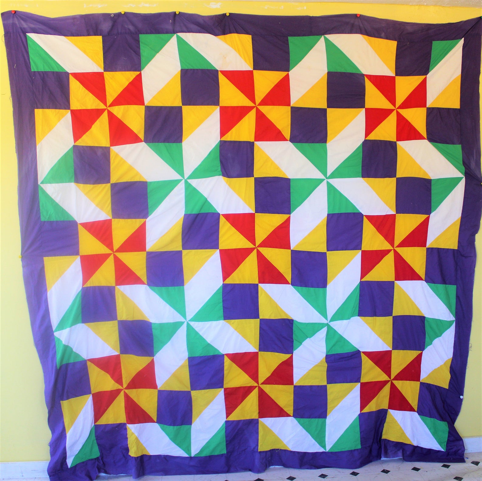 Gee's Bend quilt from Lunky's Baby Etsy shop