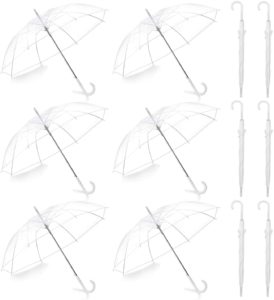 Clear umbrellas 12 pack on Amazon