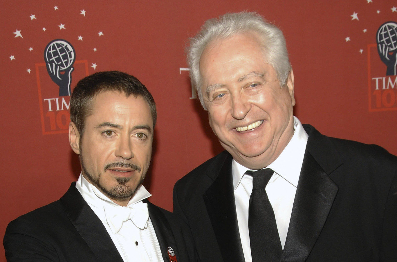 Robert Downey Jr. and father Robert Downey Sr. arrive at gala in New York