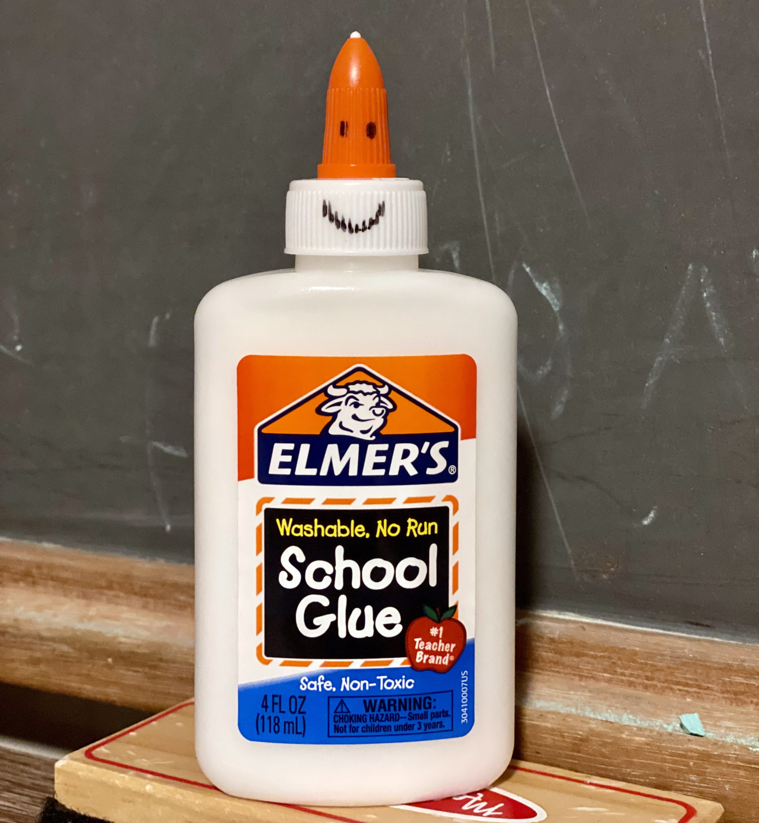 Clever Glue Hack Uses Smiley Faces To Remind Kids To Close The Top