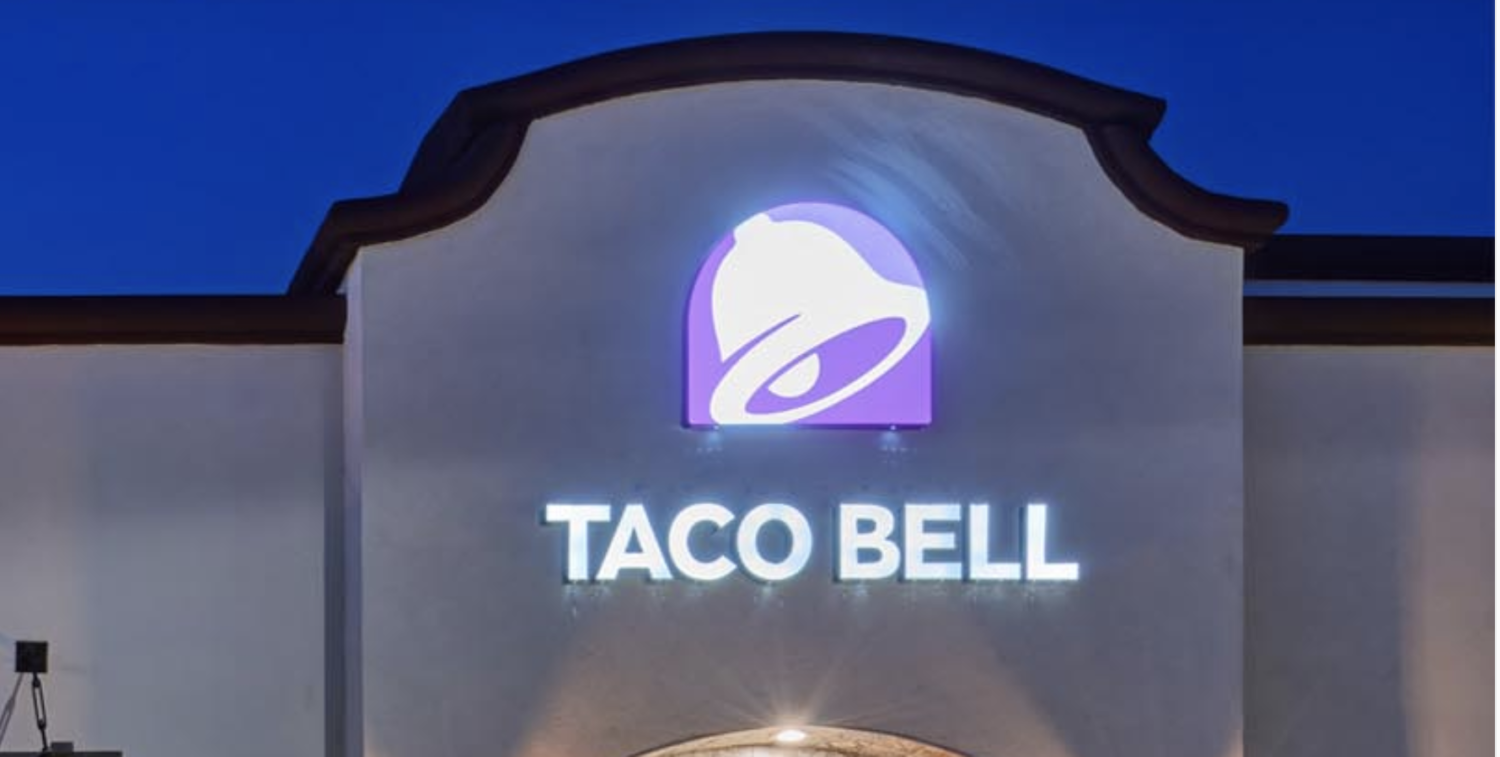 Taco Bell restaurant storefront