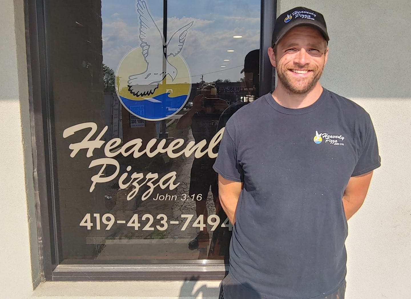 Heavenly Pizza owner Josh Elchert