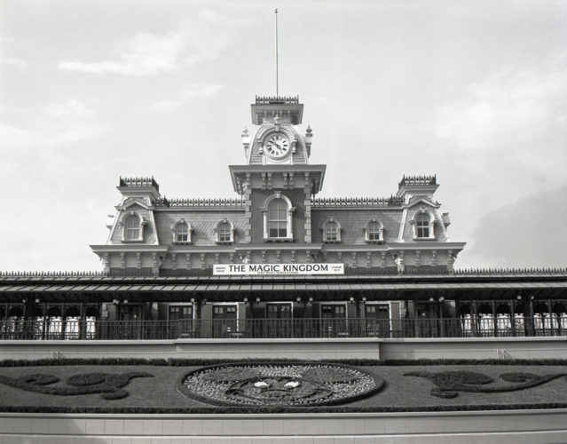 Magic Kingdom Park Entrance in 1971 Disney World