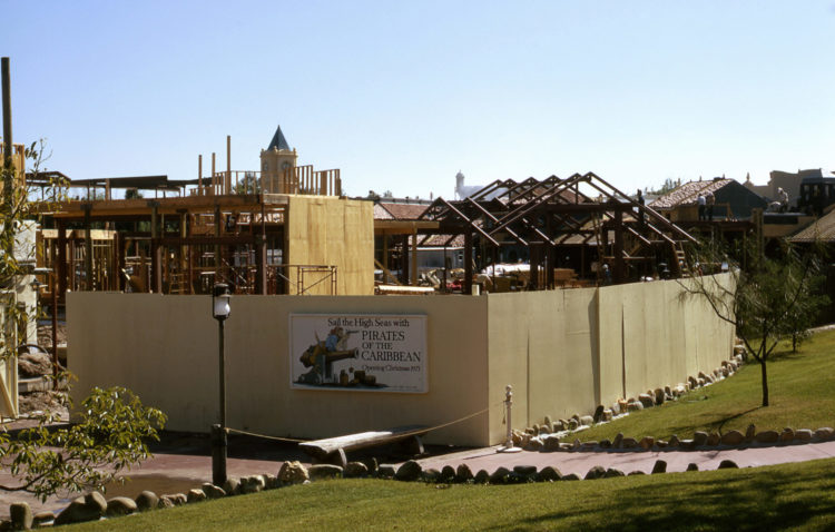 Pirates of the Caribbean Under Construction at Magic Kingdom Park Disney World