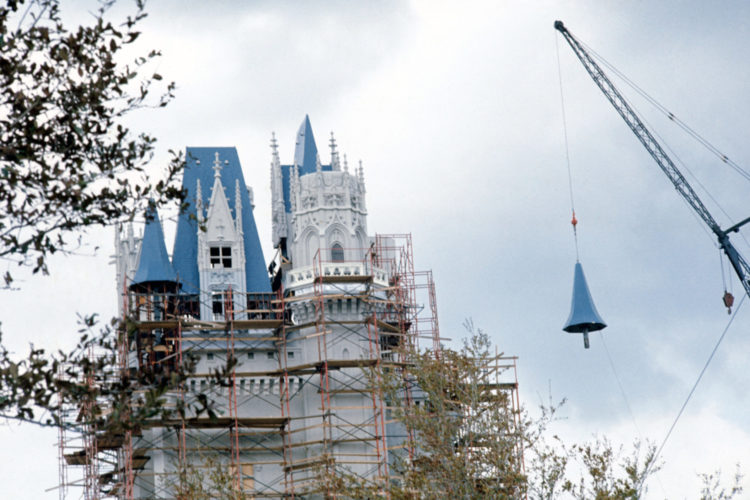 Cinderella Castle Under Consttuction at Magic Kingdom Park Disney World