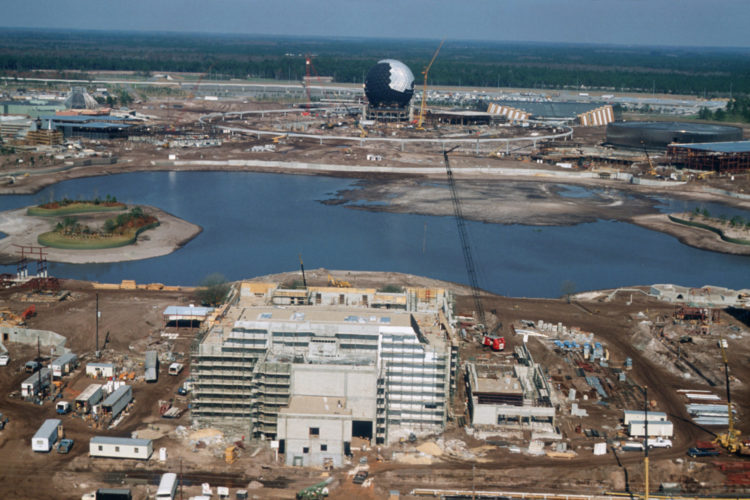 EPCOT Under Construction Walt Disney World