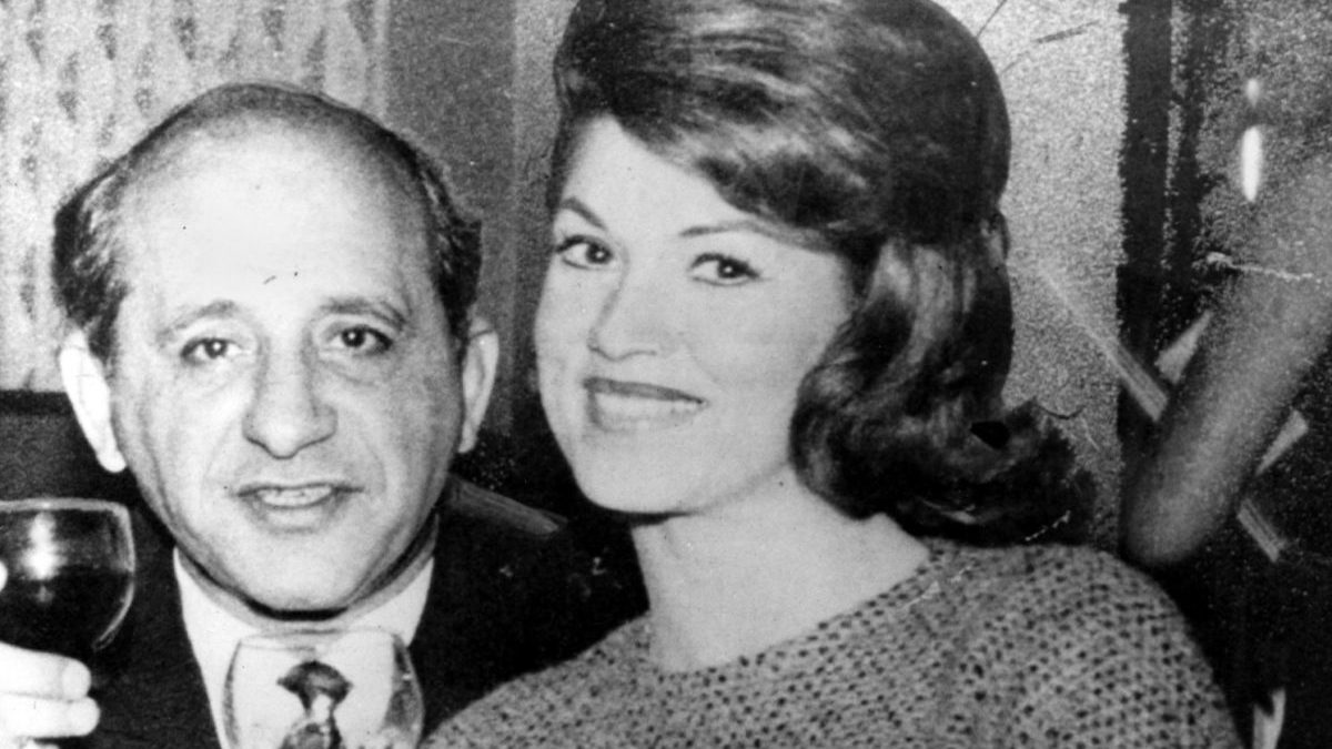 Sam Giancana and Phyllis McGuire, gangsters, 1962 in London
