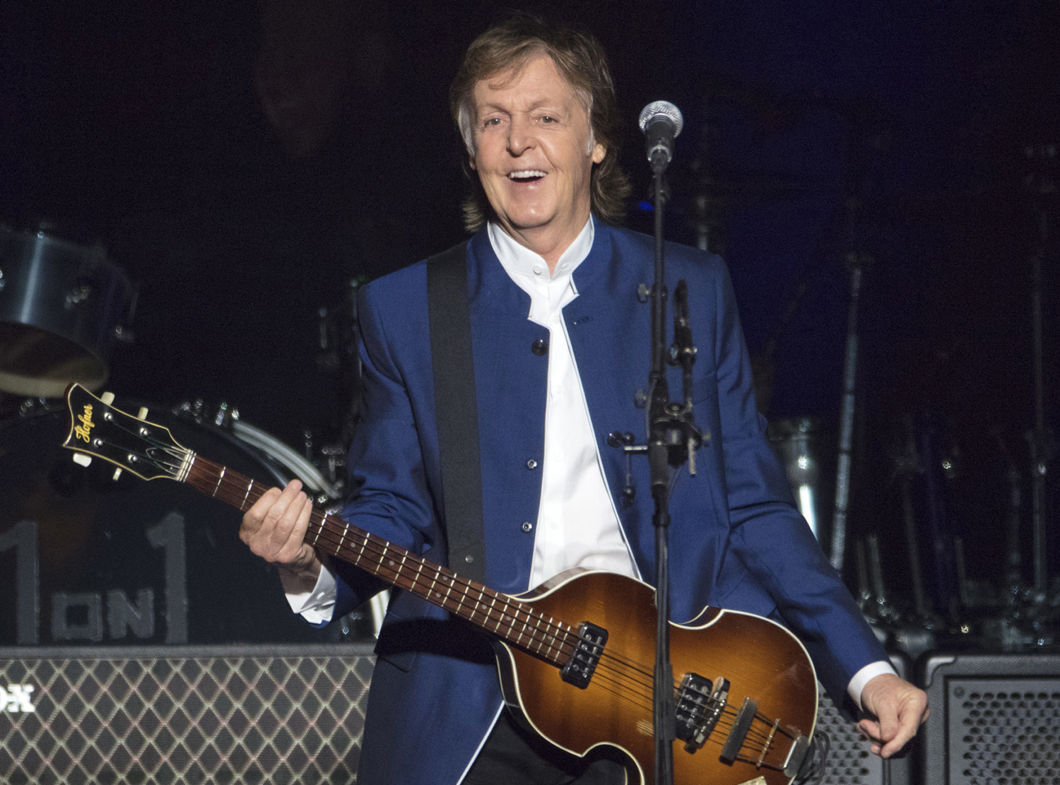 Paul McCartney performs in Tampa, Florida, in 2017