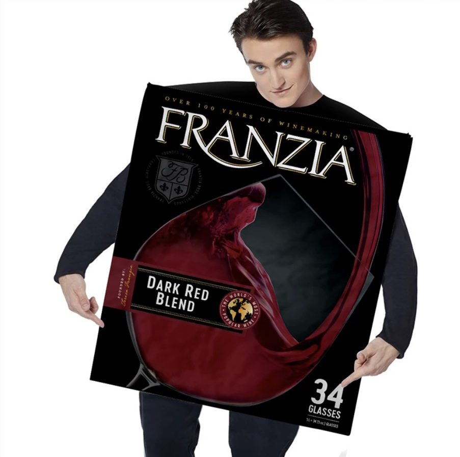 franzia red wine costume