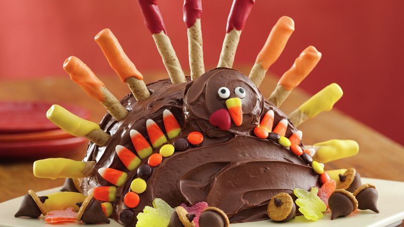 Because It's 2020, Let's All Make This Turkey-Shaped Ice Cream Cake Our  Thanksgiving Centerpiece