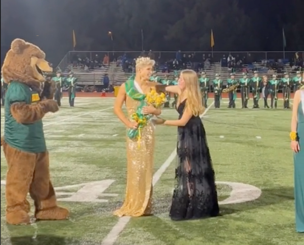 Zachary Willmore crowned homecoming queen
