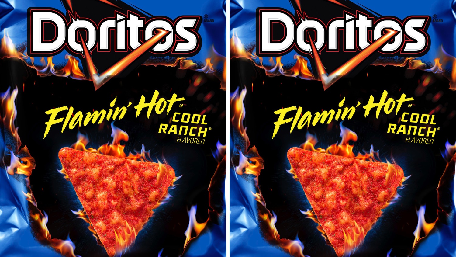 Doritos Flamin' Hot Cool Ranch flavor