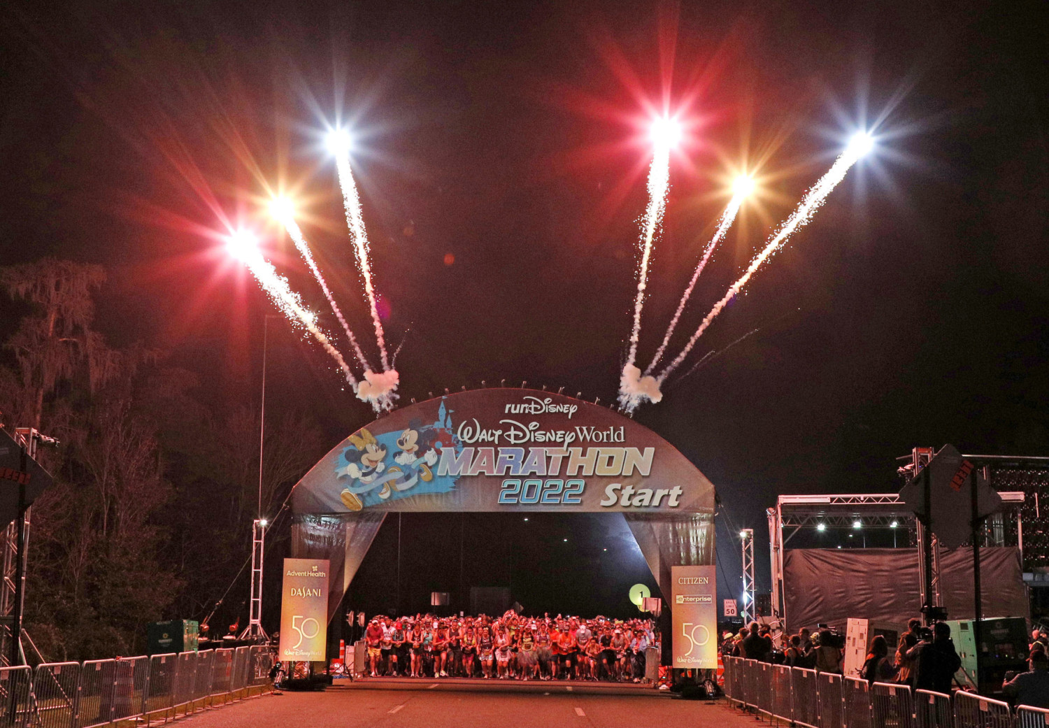 Walt Disney World Marathon Weekend starting line