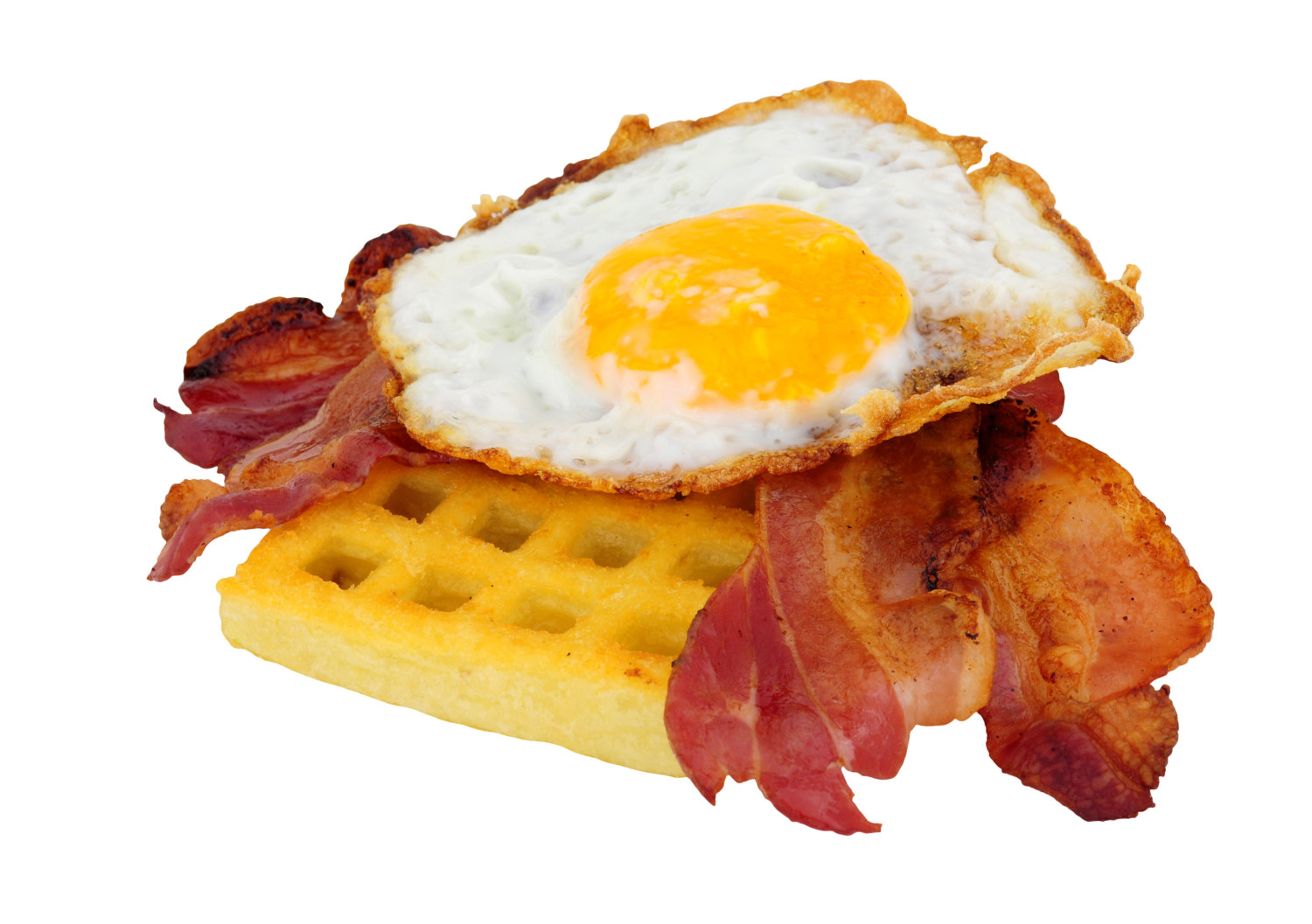 spanish-fried-egg-bacon-waffle