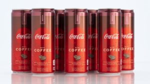 Coke with coffee mocha flavor in red cans