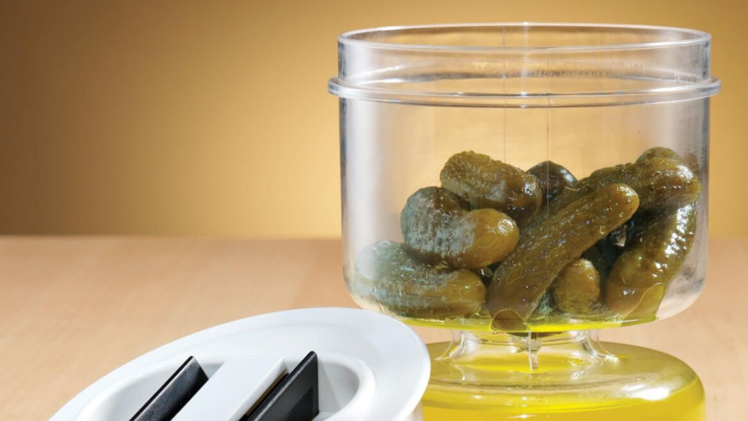 clever jars for storing and serving pickles