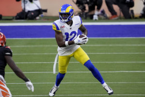 Los Angeles Rams wide receiver Van Jefferson in Super Bowl