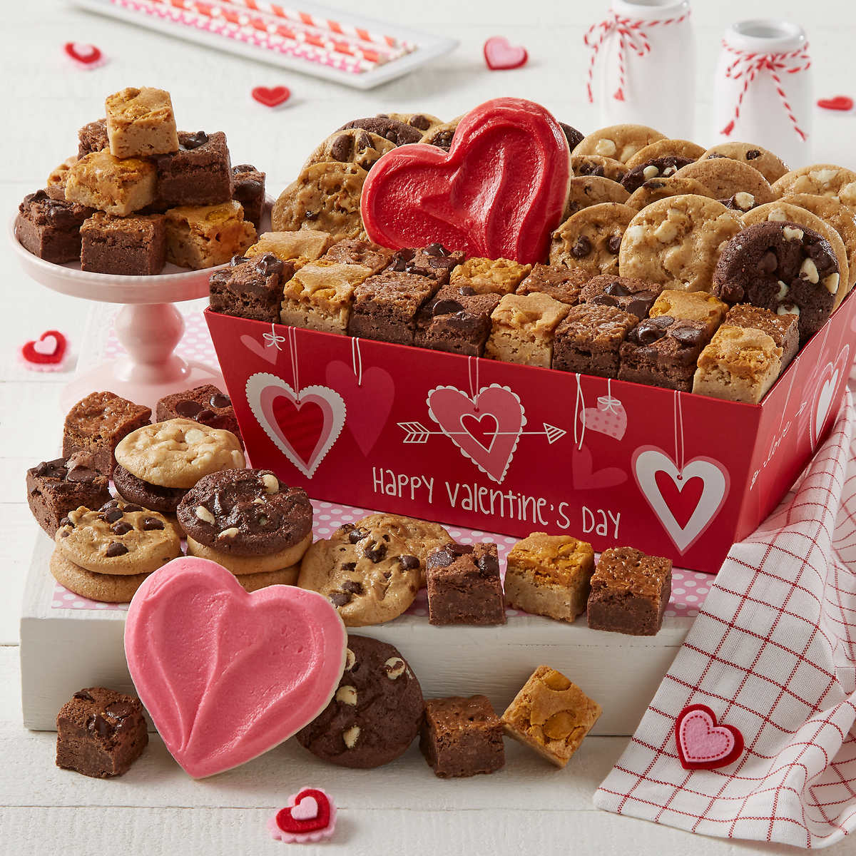 Mrs. Fields Valentine cookie box
