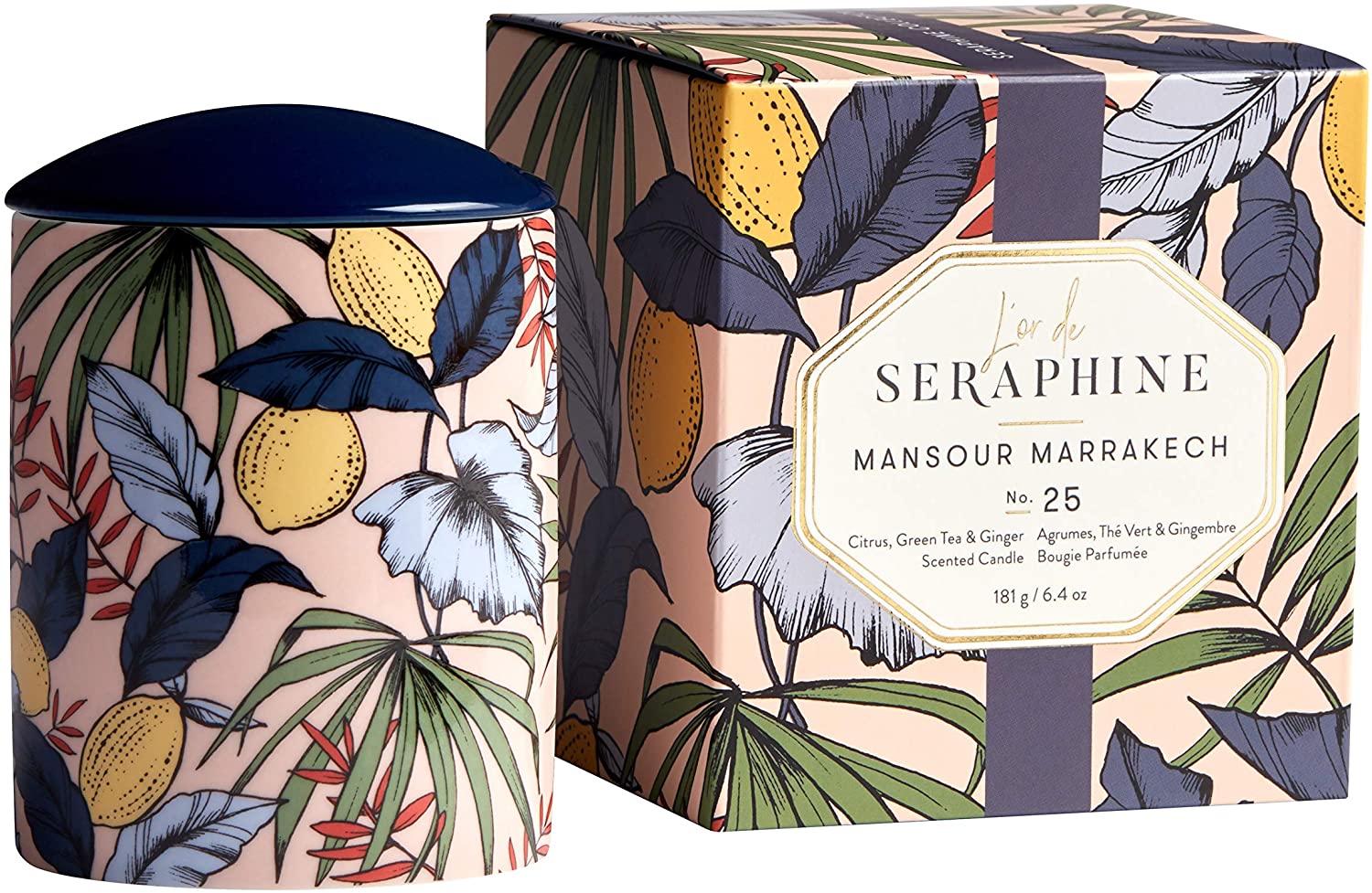 L'or de Seraphine designer scented candle Mansour Marrakech