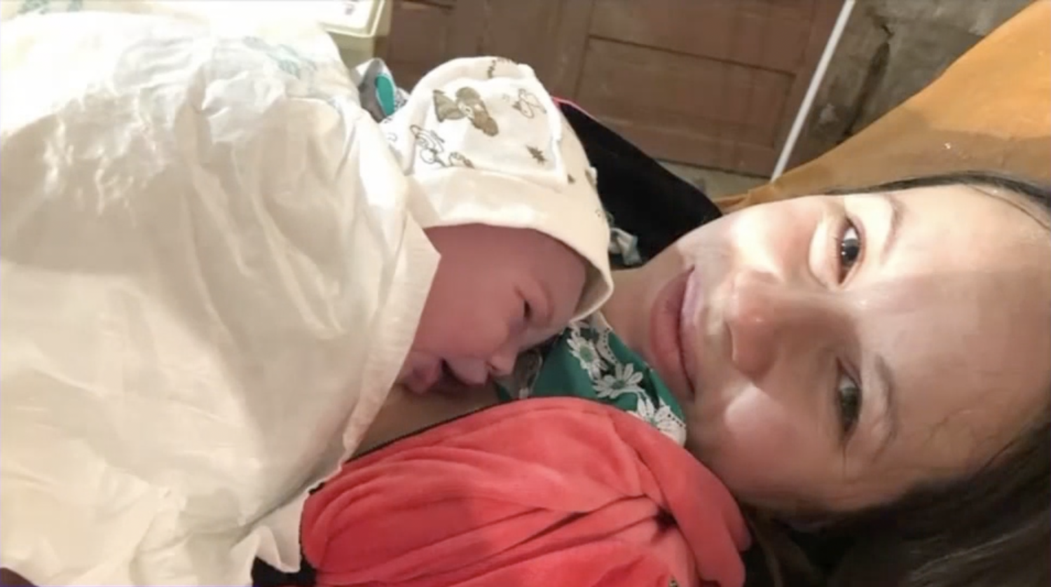 Mom and baby born in hospital bomb shelter in Ukraine