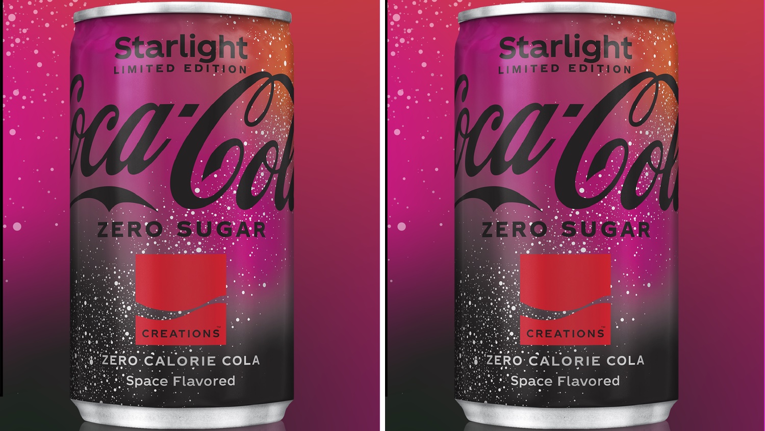 Cans of new Coke Starlight