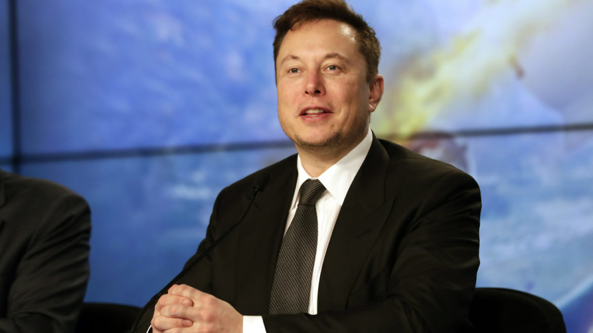 Tesla CEO Elon Musk is shown.