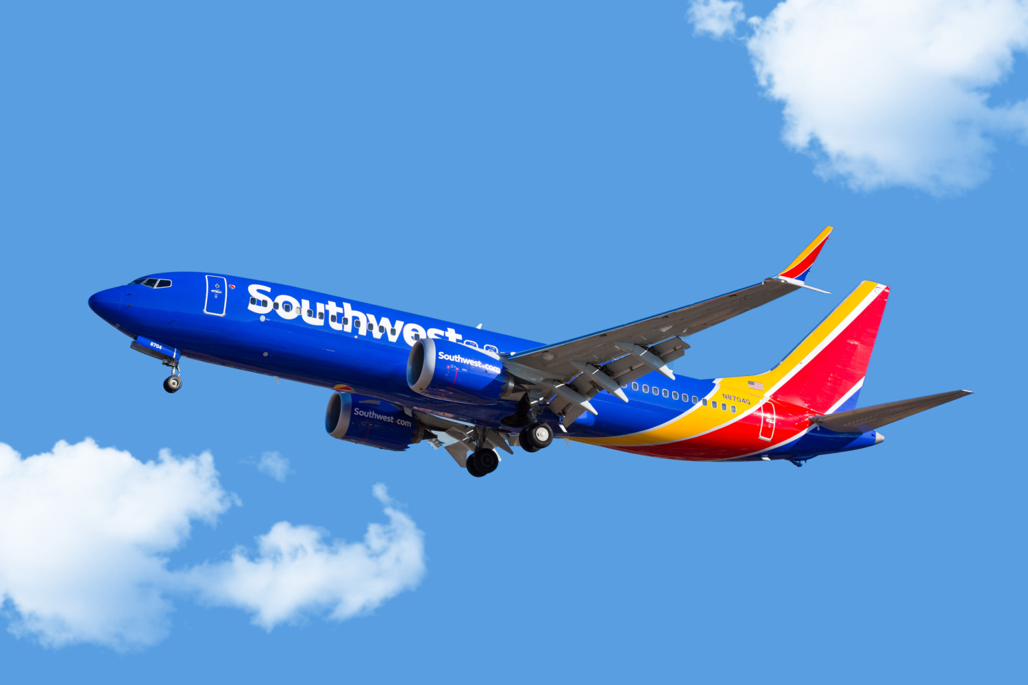 Southwest airplane mid-air flight