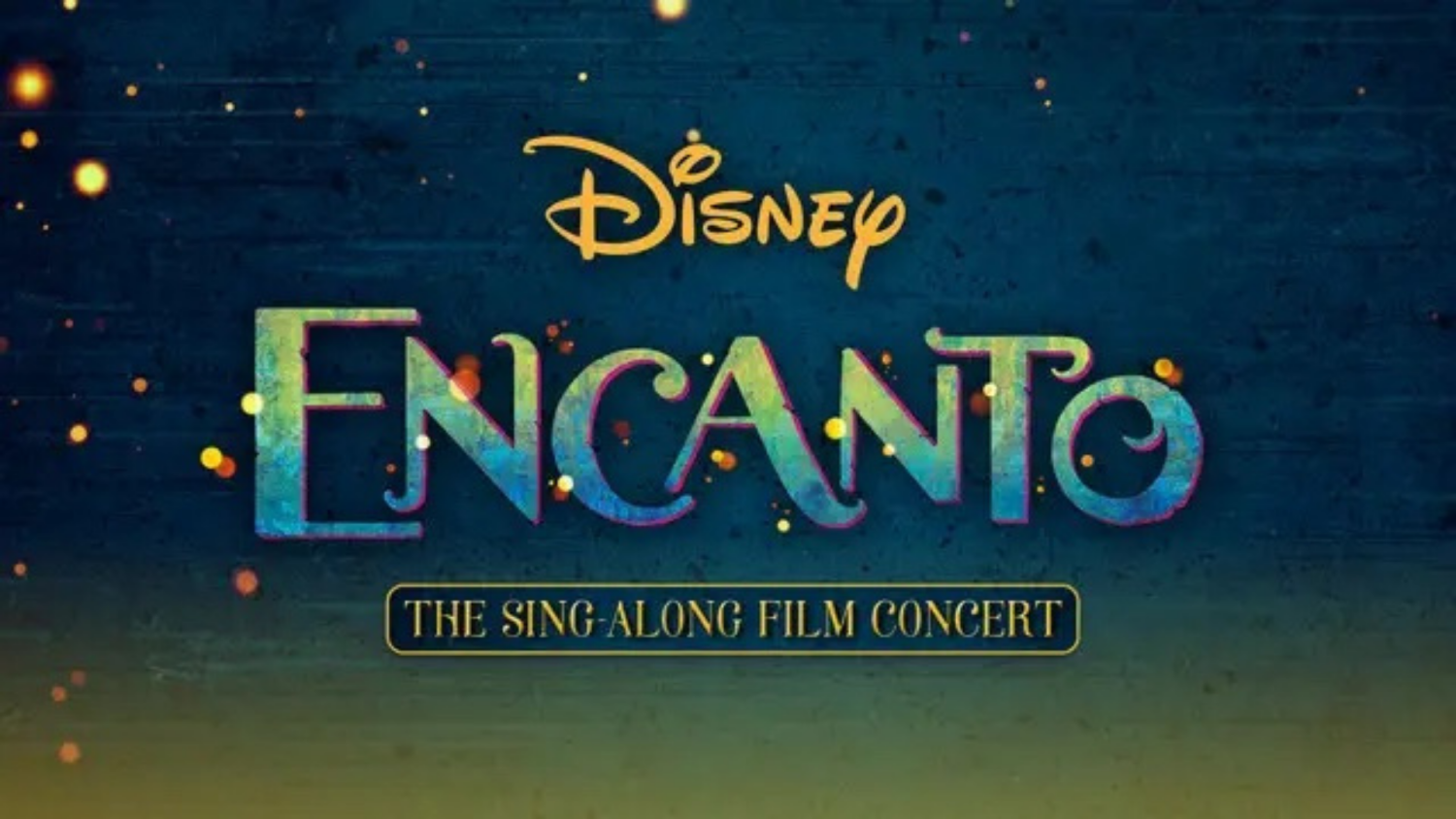 Encanto: Sing-along film concert tour poster