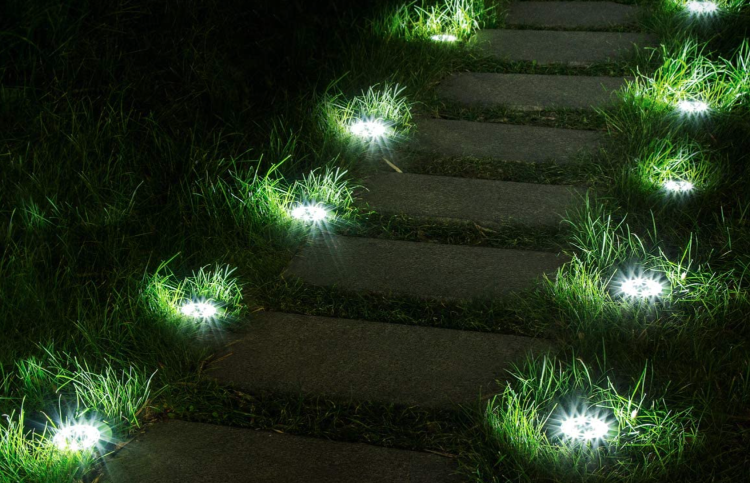Solar Power LED Lawn Light Outdoor Waterproof Garden Landscape Lamp Ground Plug