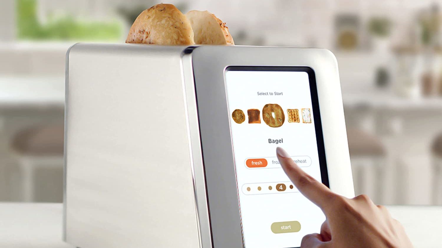 Touch-screen smart toaster on Amazon